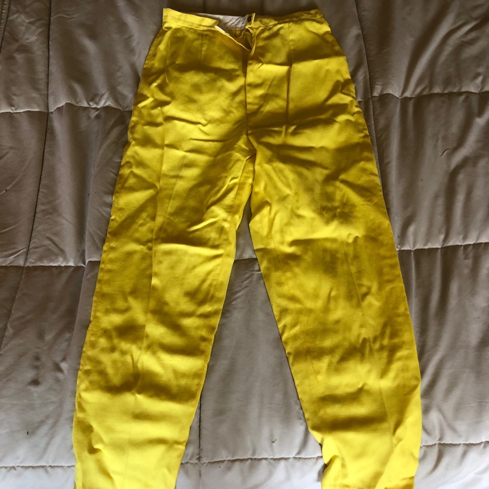 Yellow pants
